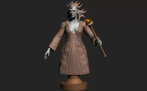 old woman, shaman