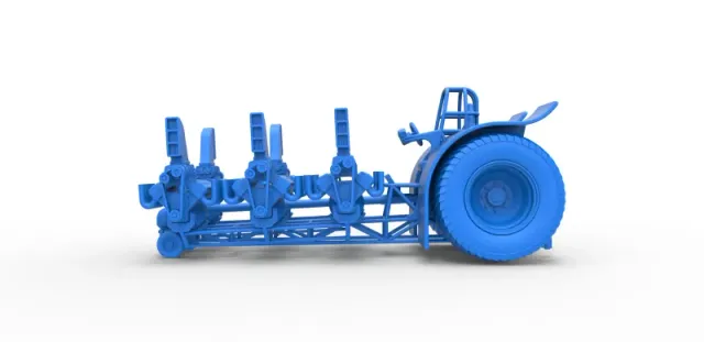 Diecast Pulling tractor with 6 engines V8 Scale 1:25 — Фото 18 из 31