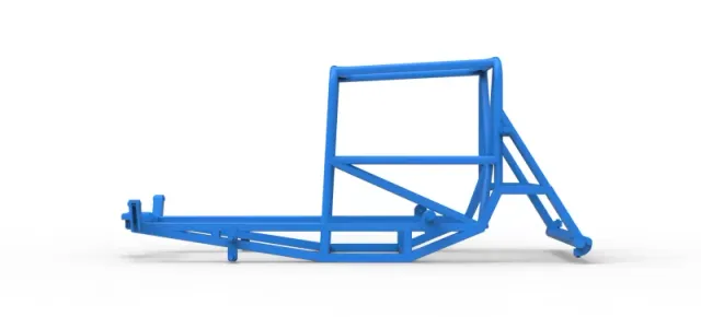 Frame of Vintage Supermodified stock car Version 4 Scale 1:25 — Image 6 of 14