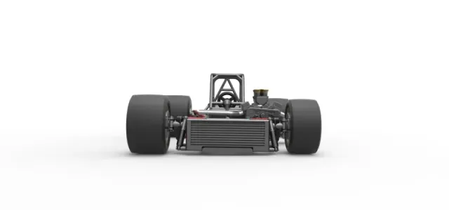 Supermodified front engine race car Base Scale 1:25 — Фото 7 из 31