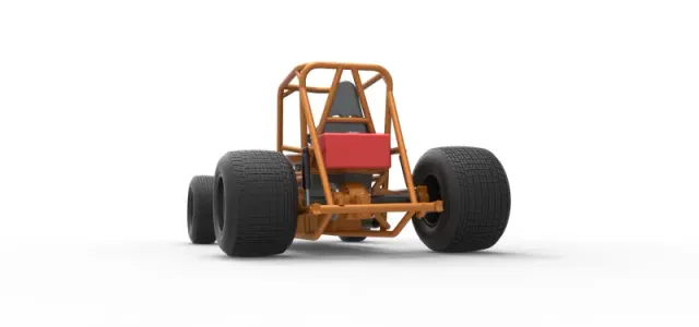 Vintage Sprint car Base Version 2 Scale 1:25 — Фото 15 из 30