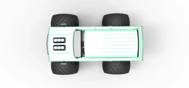 Vintage Monster Truck Scale 1:25 — Фото 11 из 21