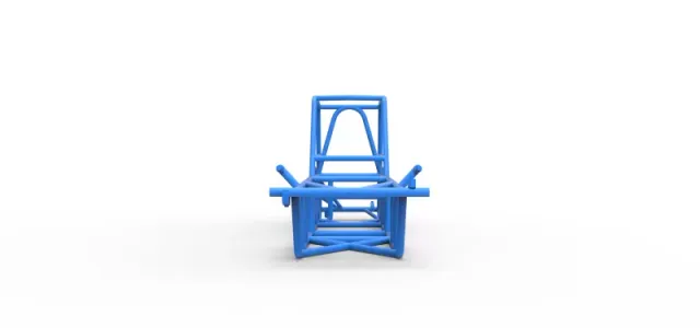 Frame of Vintage Dirt Modified stock car Version 2 Scale 1:25 — Image 5 of 17