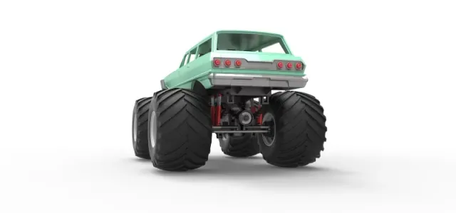 Vintage Monster Truck Scale 1:25 — Фото 15 из 21