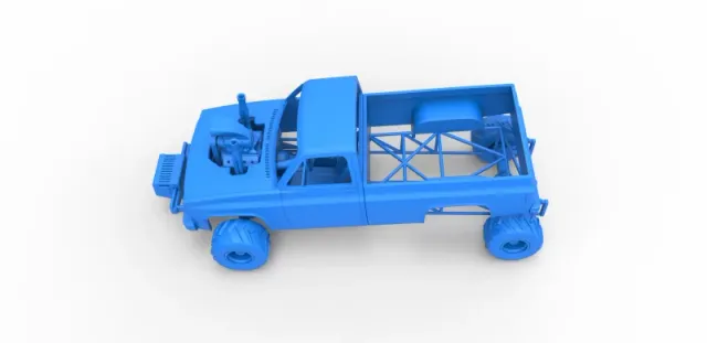 Diecast old school pulling truck 4wd Scale 1:25 — Фото 18 из 30