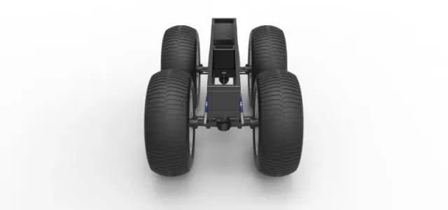 Diecast Chassis of vintage monster truck Scale 1:25 — Фото 8 из 29
