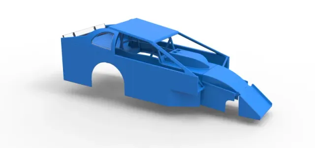 Shell of Northeast Dirt Modified stock car Version 2 Scale 1:25 — Фото 15 из 24