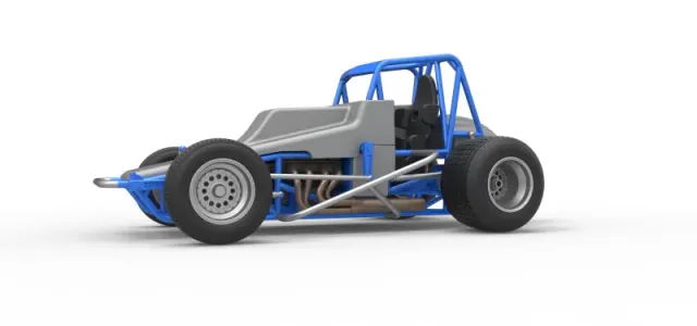 Vintage Sprint car Scale 1:25 — Фото 2 из 30