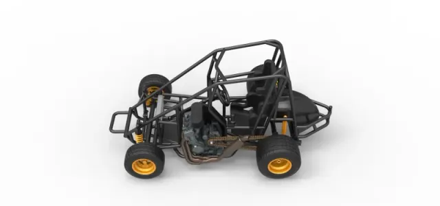 600 Micro sprint car Base Scale 1:25 — Image 10 of 31