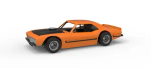 Vintage Asphalt Modified stock car V12 Scale 1:25