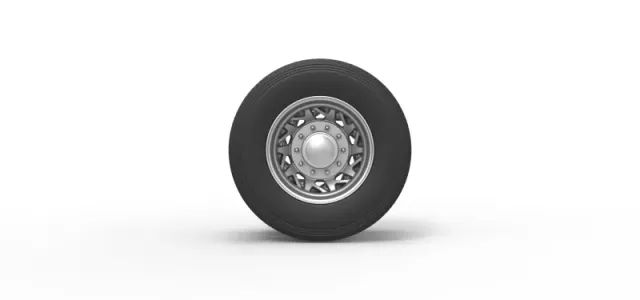 Diecast Rear custom wheel of semi truck Version 14 Scale 1:25 — Фото 5 из 12