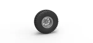 Wheel of Uphill Sand Racing Dragster Scale 1:25