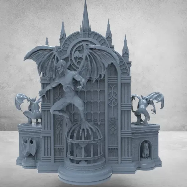 Batman On Throne Fanart STL File For 3D Print — Фото 22 из 25
