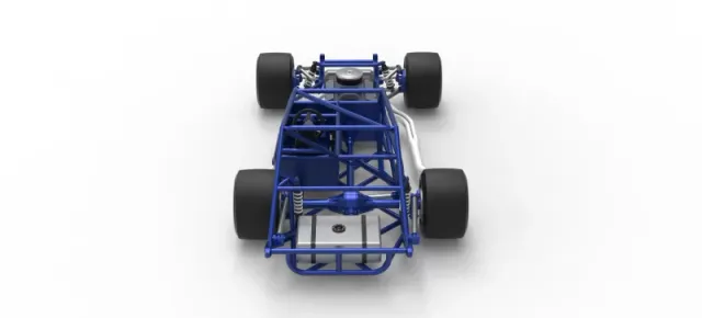 Vintage Asphalt Modified stock car Base V6 Scale 1:25 — Фото 17 из 30
