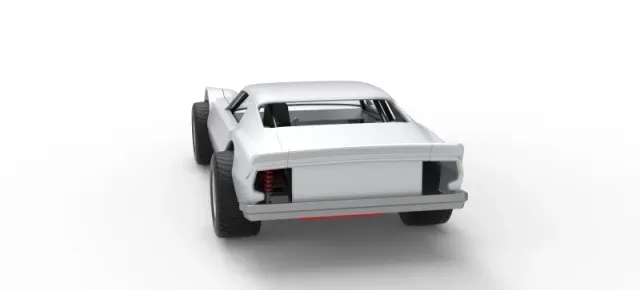Vintage Dirt late model Race car Version 3 Scale 1:25 — Фото 14 из 29