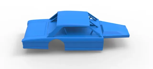 Shell of Vintage Asphalt Modified stock car V11 Scale 1:25 — Image 16 of 25