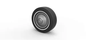 Diecast Car wheel 6 Scale 1 to 10
