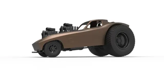 Diecast Pulling truck 2wd with Car shell Version 2 Scale 1:25 — Фото 2 из 26