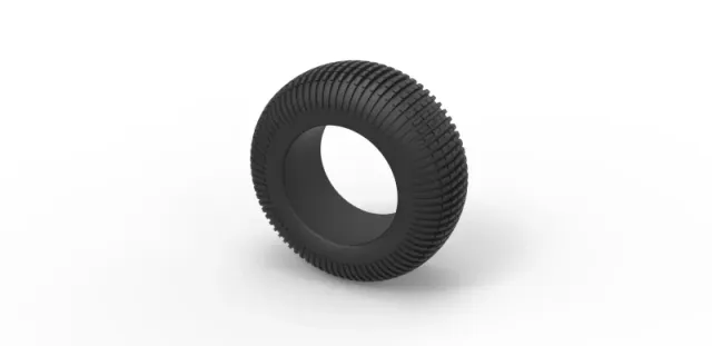 Diecast Dune buggy rear tire 21 Scale 1:25 — Image 7 of 9