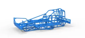 Frame of BriSCA Formula 1 Stock Car Version 2 Scale 1:25