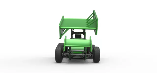 Diecast Winged Sprint car Scale 1:25 — Image 7 of 30