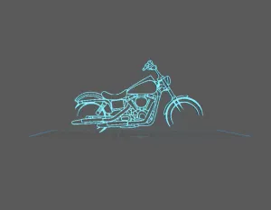 Harley Davidson - Street Bob Wall Art