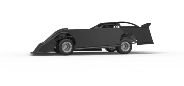 Super Dirt Late model for Pavement while turning Scale 1:25 — Фото 2 из 30