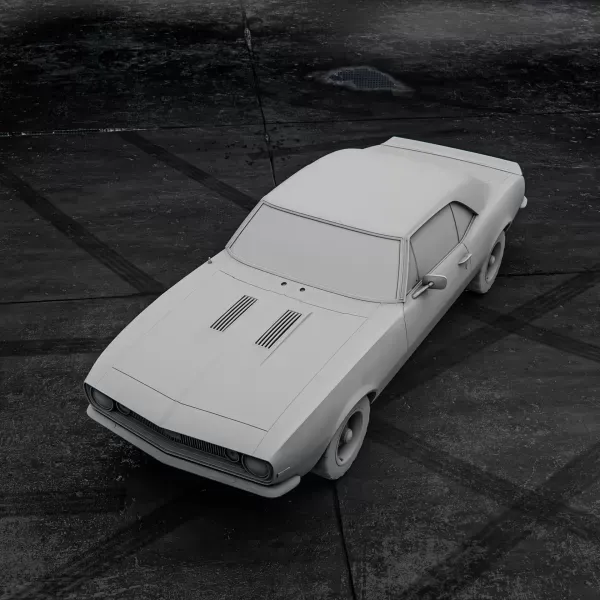 Chevrolet Camaro SS 1967 – 3D Printable Car Model — Фото 2 из 9