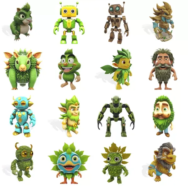 Enchanted Worlds Collection: Nature & Tech Fusion Characters — Фото 2 из 21