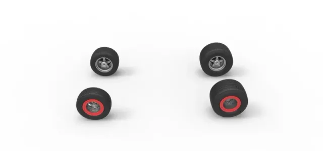 Wheel Set of Southern Wing Modified Stock car Scale 1:25 — Фото 6 из 14