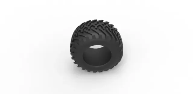 Diecast offroad tire 49 Scale 1:25 — Image 6 of 9