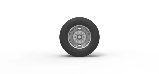 2 Hole double wheel of trailer Scale 1:25 — Фото 5 из 11