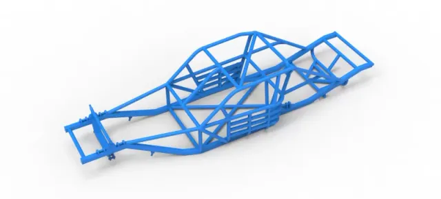 Frame of Vintage Asphalt Modified stock car Version 3 Scale 1:25 — Фото 2 из 20