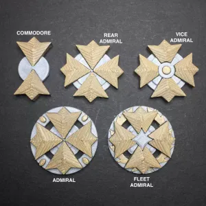 Star Trek 'The Wrath of Khan' Era Flag Rank Insignia