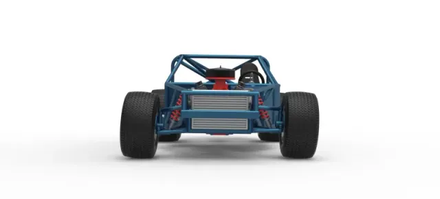 Vintage Dirt late model Race car Base Scale 1:25 — Фото 7 из 29
