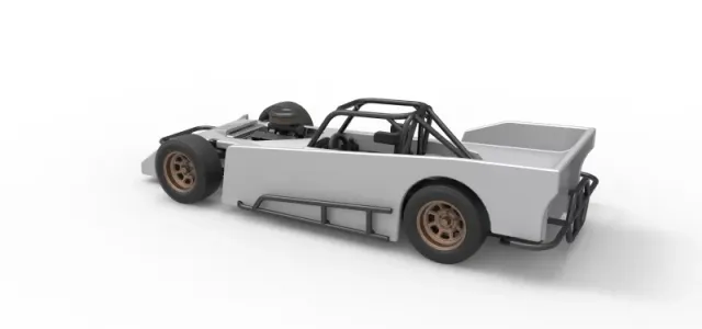 Small Block Supermodified race car Scale 1:25 — Image 12 of 31