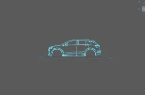 Audi - E-Tron Q4 Wall Art