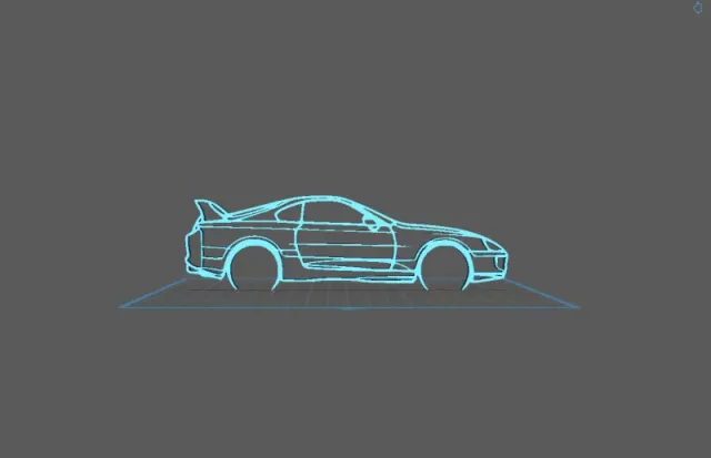 Toyota - Supra MK4 Wall Art — Фото 2 из 2