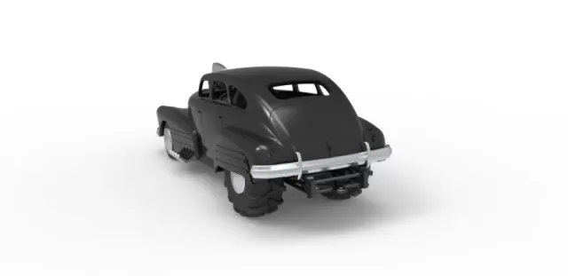 Diecast old school pulling truck 2wd with Car shell Scale 1:25 — Фото 10 из 31