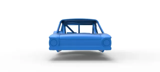 Shell of Vintage Asphalt Modified stock car V11 Scale 1:25 — Image 12 of 25