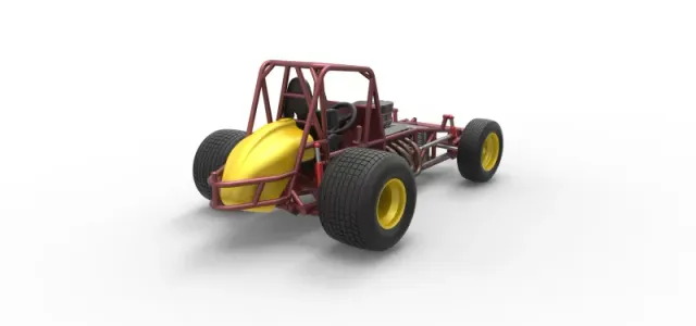 Vintage Sprint car Base Scale 1:25 — Фото 18 из 30