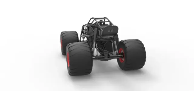 Diecast Monster truck base Version 2 Scale 1:25 — Фото 14 из 26