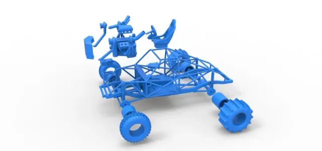 Uphill Sand Racing Dragster Base Version 3 Scale 1:25 — Фото 22 из 26