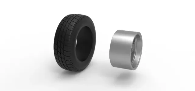 Rear wheel of BriSCA Formula 2 Stock Car Scale 1:25 — Фото 10 из 12