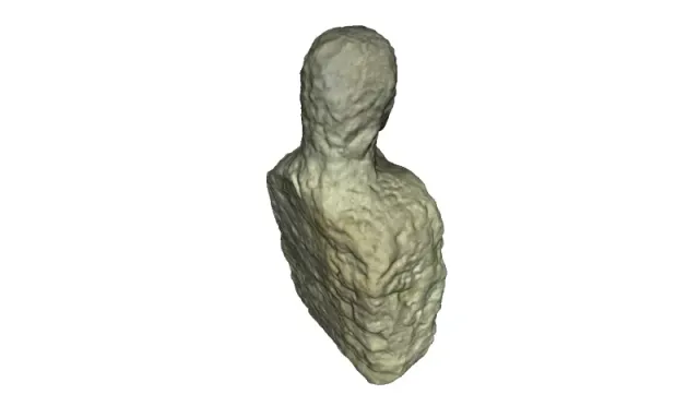 Ancient Roman Sculpture of a Man — Image 3 of 4
