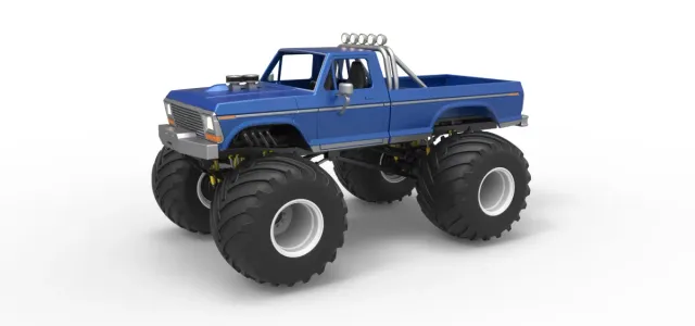 Diecast vintage Monster Truck Scale 1:25 — Фото 25 из 25