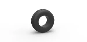 Diecast offroad tire 58 Scale 1:25