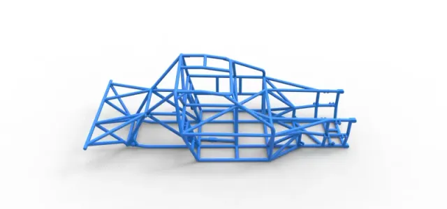Frame of New Zealand Super Saloon race car Scale 1:25 — Image 15 of 17