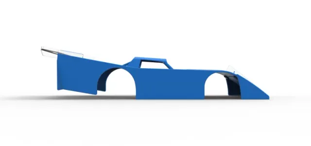 Shell of Vintage Dirt late model Race car Version 5 Scale 1:25 — Фото 15 из 25