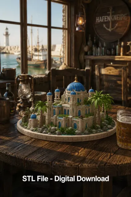 Azure Oasis Palace STL File for 3D Print — Фото 17 из 17